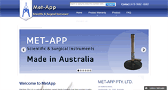 Desktop Screenshot of metapp.com.au